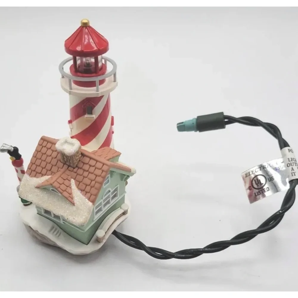 Hallmark Lighthouse Greetings Ornament Vintage 2003 Magic Series Grandmillennial